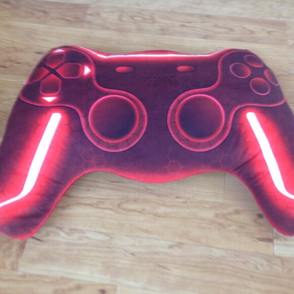 Game Controller Shaped Pillow Red & Black - Picture 2 of 3